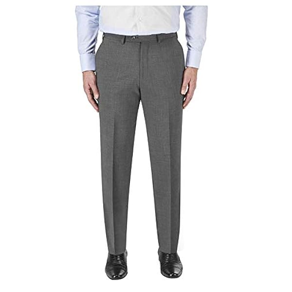 Skopes ull rik Darwin grå kostym byxa